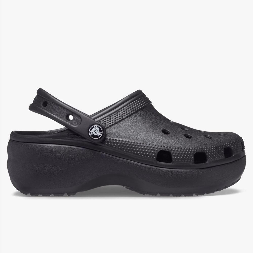 Women’s Black Platform Crocs | Size 8 | New With Tags - Picture 3 of 4